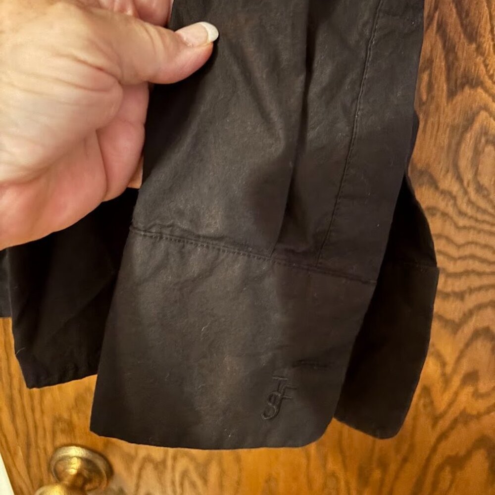 FRANKIE SHOP Women's Black Color 100% Cotton Blouse (Large) - Picture 4 of 16